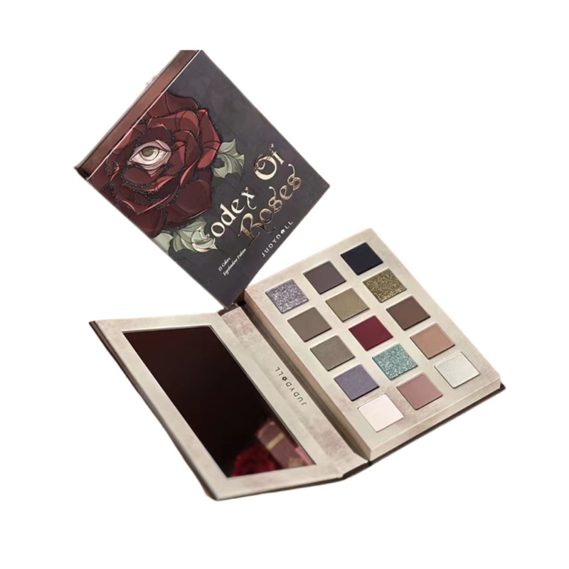 Judydoll Halloween Limited Edition Matte Rose 15-Color Eyeshadow Palette 16g