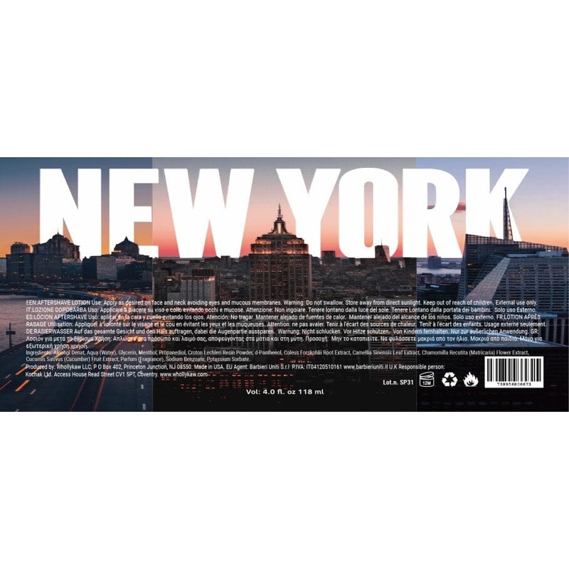 New York After Shave Toner