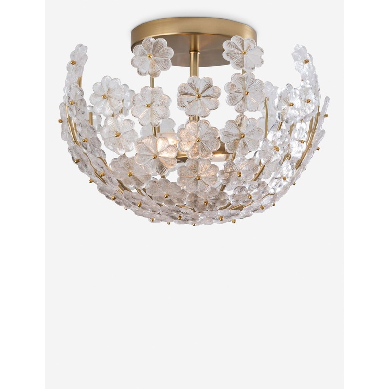 Charlotte Semi-Flush Mount Light by Regina Andrew Brass 15.5″Dia