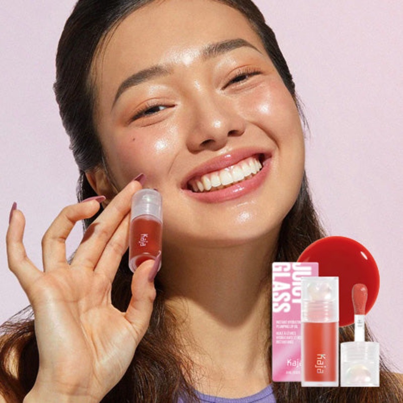 [Kaja] Juicy Glass Lip Oil (6 colors) 01 Rose Hip Spritz