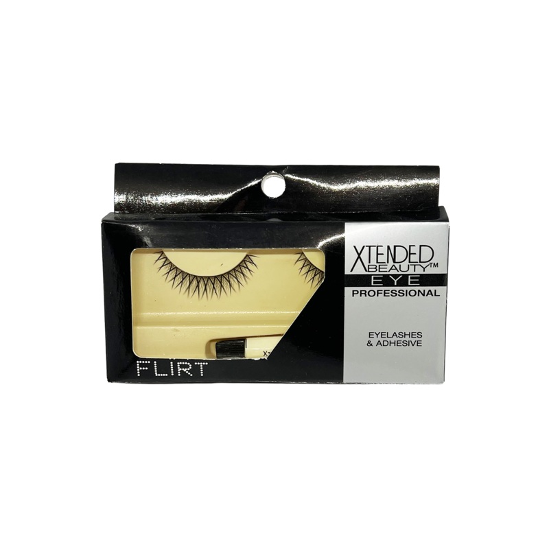 Xtended Beauty Eye Professional Eyelashes & Adhesive Flirt Strip Lashes