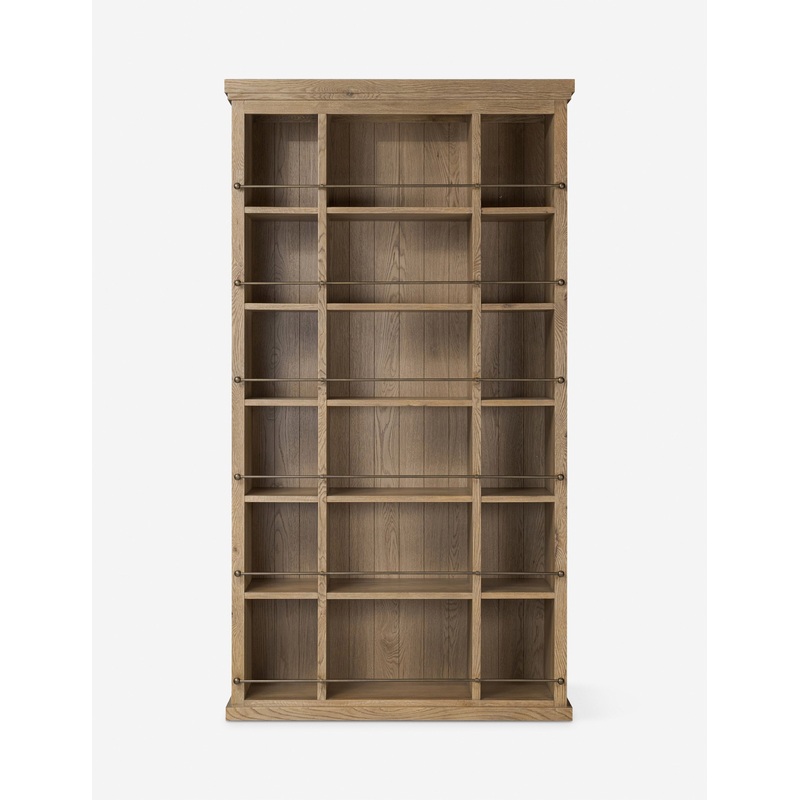 Alistair Bookcase by Amber Lewis x Four Hands Worn Oak
