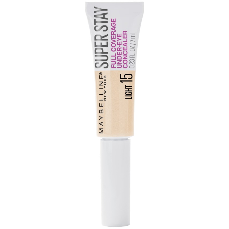 Maybelline Super Stay Full Coverage, Long Lasting Under-Eye Concealer, Light, 0.23 fl. oz.