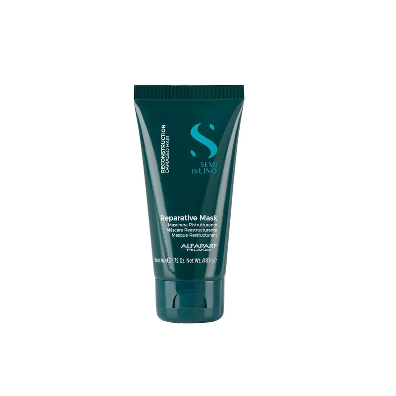 Alfaparf Semi Di Lino Reconstruction Reparative Mask 50 ml / 1.72 oz | For Damaged Hair