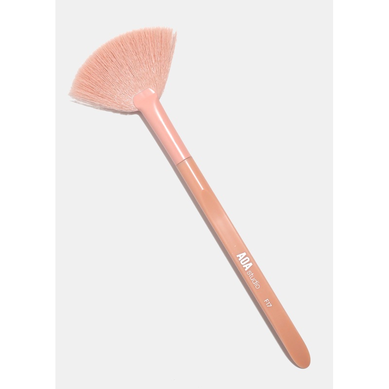 AOA Matte Rose Single Brush  F17 Fan Brush