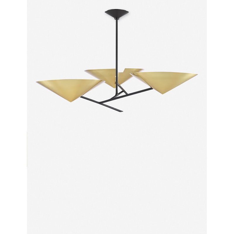 Nari Chandelier Aged Brass 3 Light