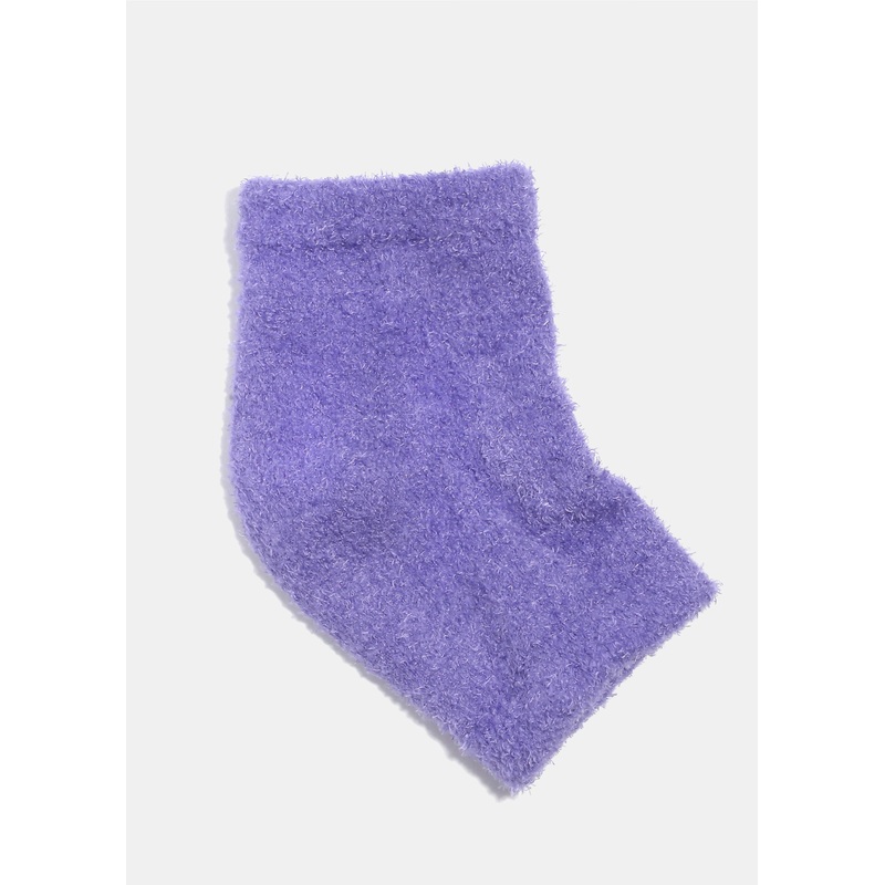Gel Lined Heel and Elbow Spa Cover – Lavender Single Heel Cover
