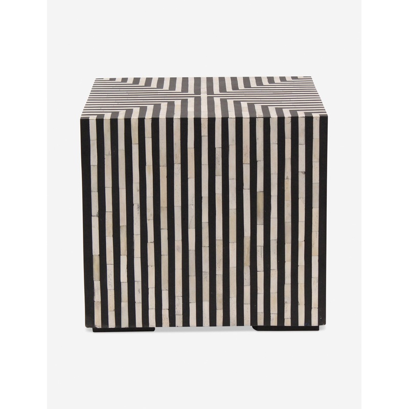 Trendyl Side Table Black/White