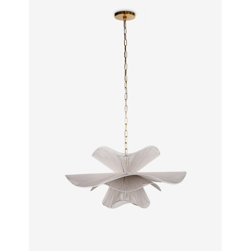 Valenza Chandelier Ivory 34″Dia