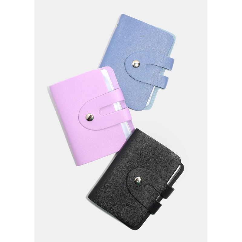 A+ Slim Vegan Card Holder Purple