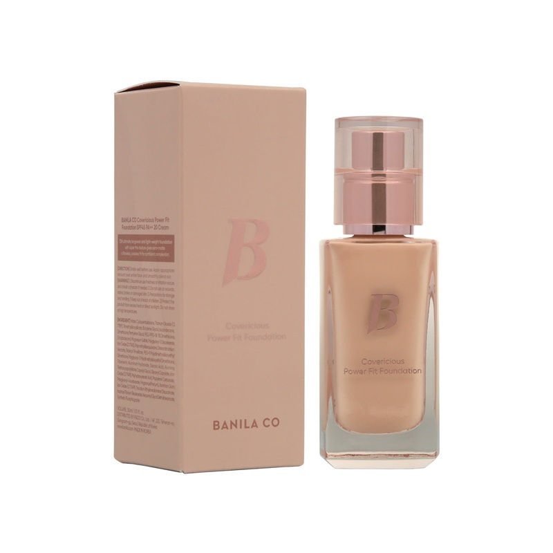 Banila Co SPF45 PA++ Convericious Power Fit Foundation #20 Cream 30ml