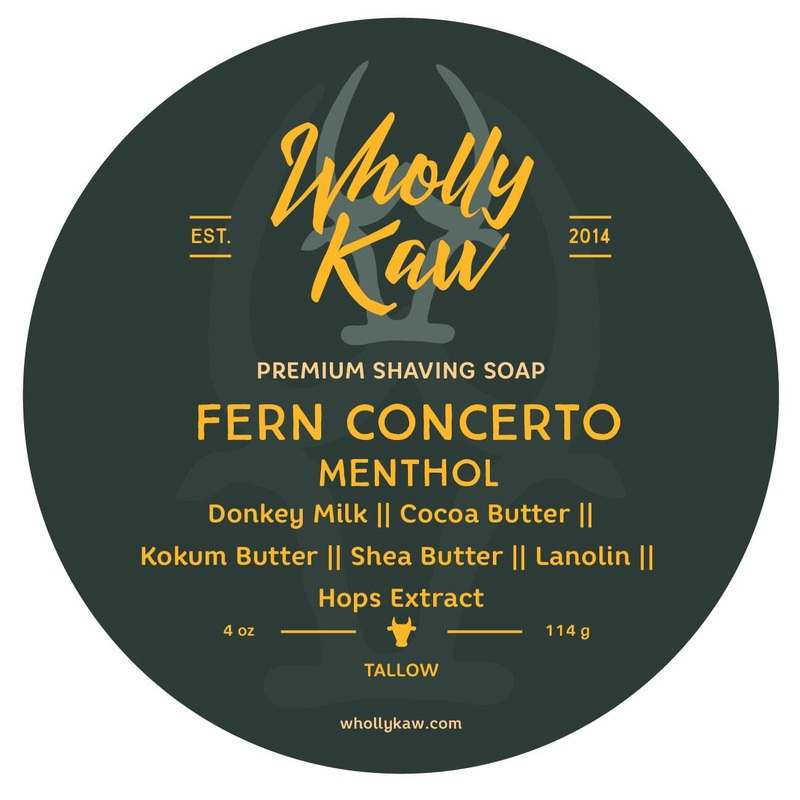 Fern Concerto – Mentholated Shaving Soap Vegan