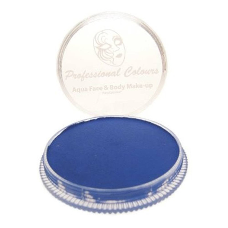 PartyXplosion Aqua Face Paint – Blue Blacklight 30 gm