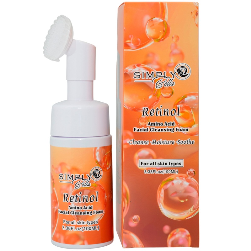 Simply Bella Retinol – Amino Acid Facial Cleansing Foam – Wholesale 5 Units (FC-1016)