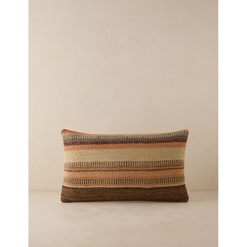 Vintage Lumbar Pillow No. 200, 12″ x 20″