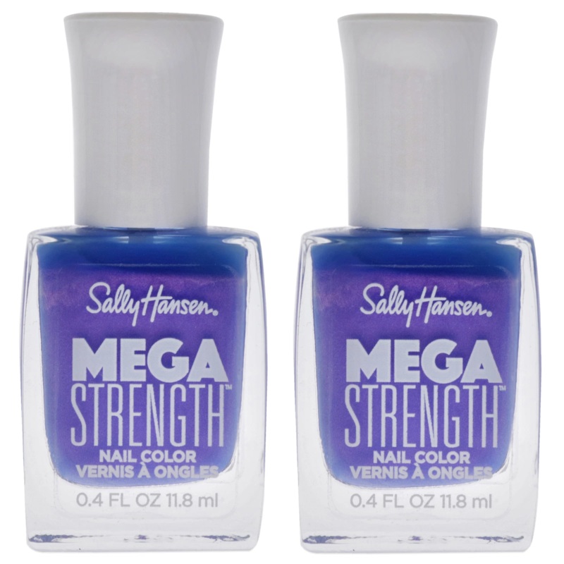 (2-pack) Sally Hansen Mega Strength Nail Color – 063 Make A Splash 0.4 oz