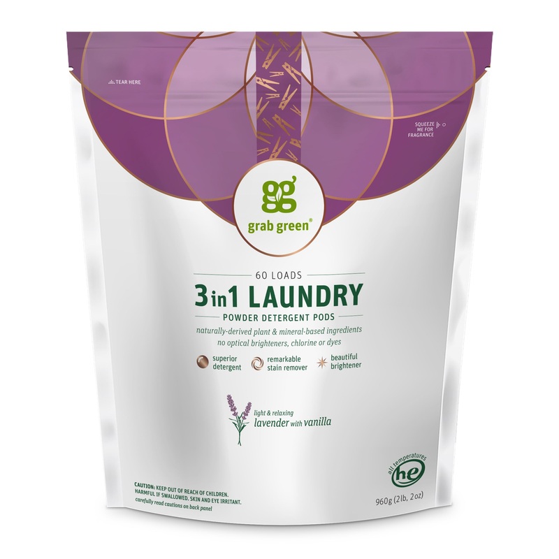 3 in 1 Laundry Detergent Pods – Lavender with Vanilla 24 count