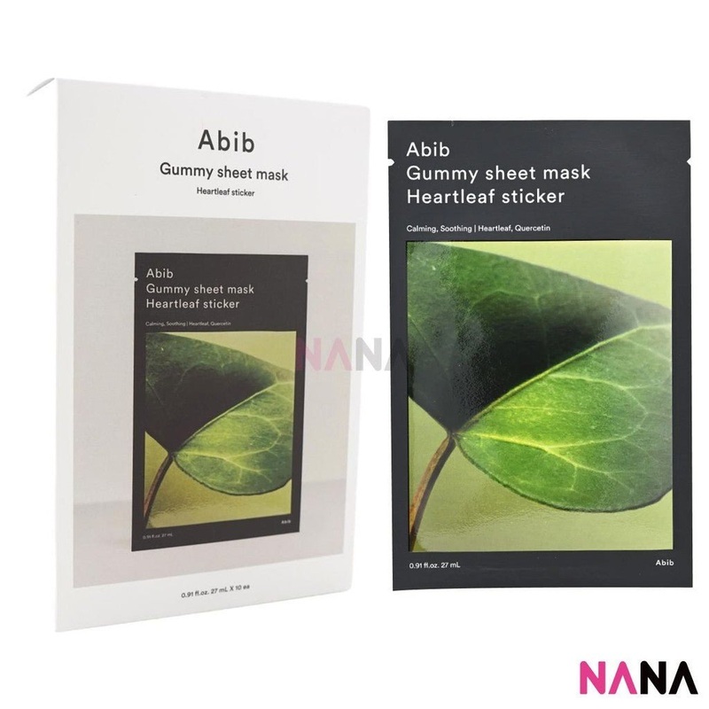 Abib Gummy Sheet Mask Heartleaf Sticker 10Sheets/box