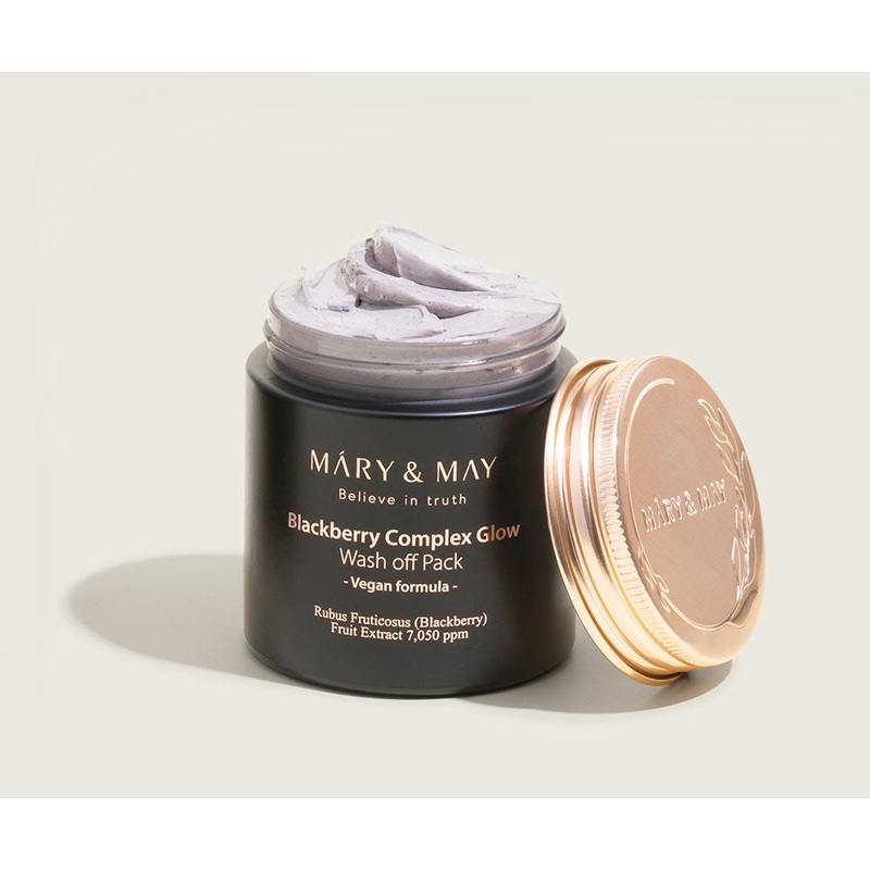 Mary&May Vegan Blackberry Complex Glow Wash Off Pack 125g