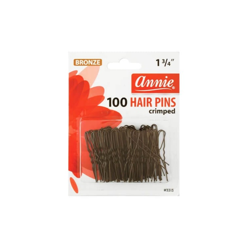 Annie #3313 Bronze 1 3/4″ Crimped Hair Pins 100 ct