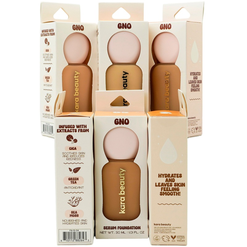 Kara Beauty Gno Serum Foundation Assorted – Wholesale 6 Units (F16-15-D1-6)
