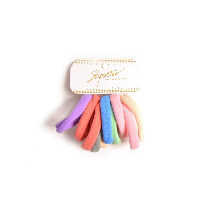 Soft Colors Elastic Hair Ties