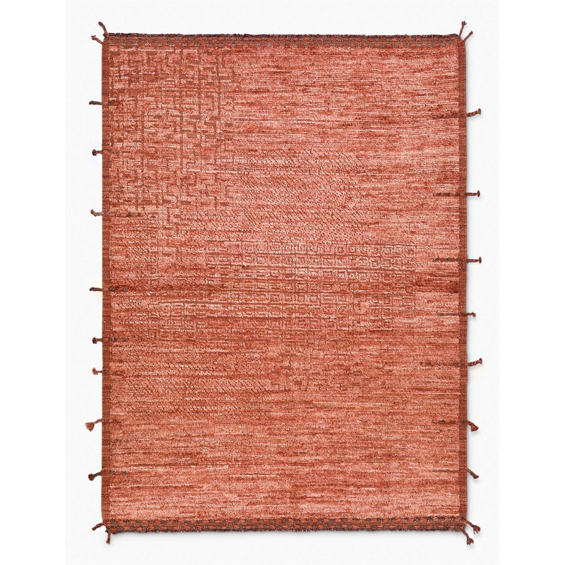 Vintage Moroccan Hand-Knotted Wool Rug No. 476, 5′ 6″ x 7′ 3″