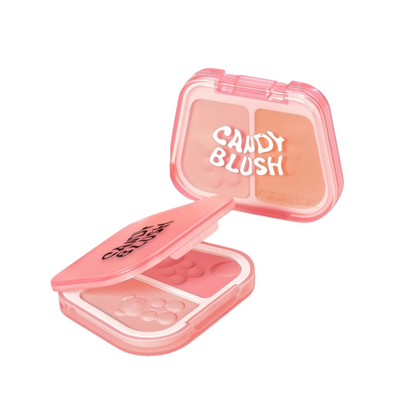 FOCALLURE Dual-Color Blush 7.5g  PK01 Soft Peach