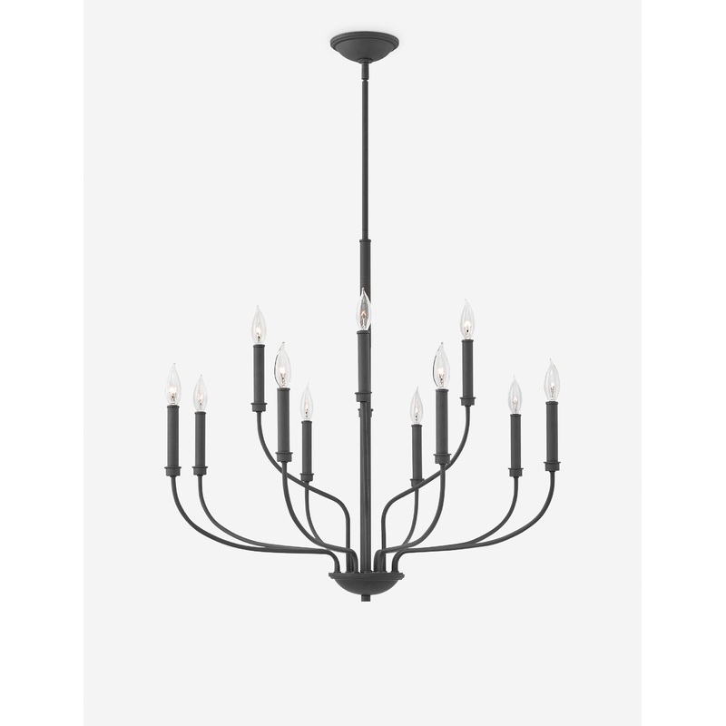 Parsons 2-Tier Chandelier Bronze 32″Dia