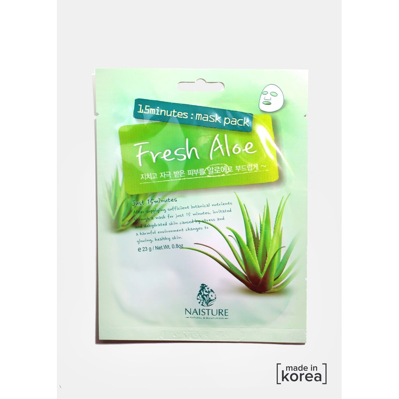 15-Minute Facial Mask – Fresh Aloe