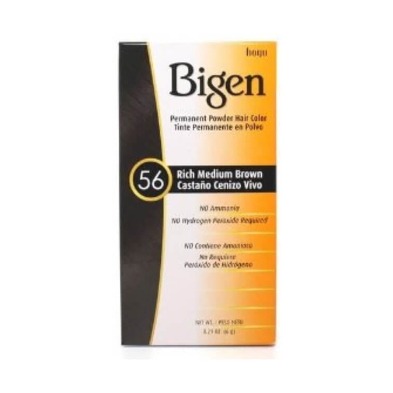 Bigen Permanent Powder Hair Color 56 Medium Brown .21 oz