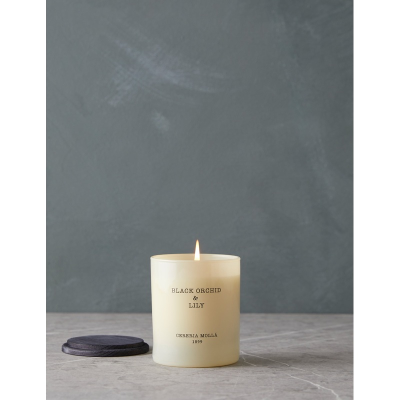 Boutique Fragrance by Cereria Molla Single Wick Black Orchid & Lily