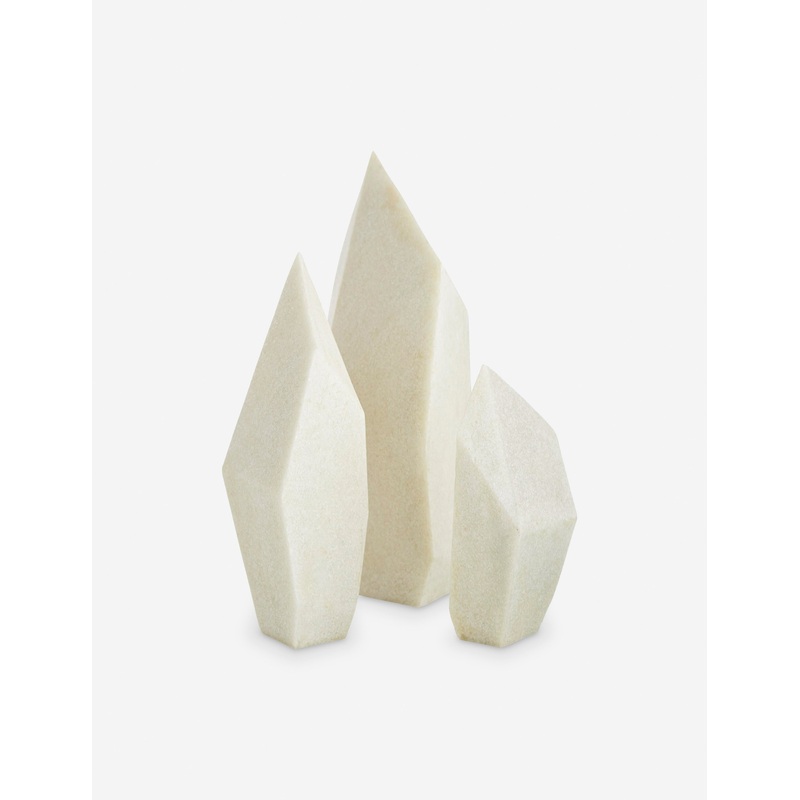 Nerine Sculptures (Set of 3) by Arteriors White