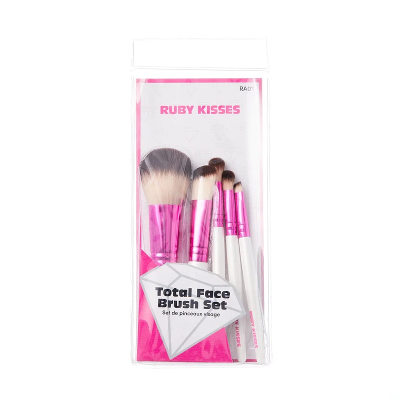 Ruby Kiss Total Face Makeup Brush Kit – RA01