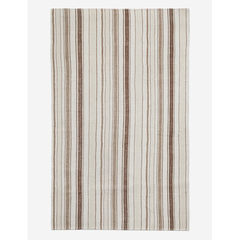Vintage Kilim Flatweave Wool Rug No. 42, 7’1″ x 12’6″