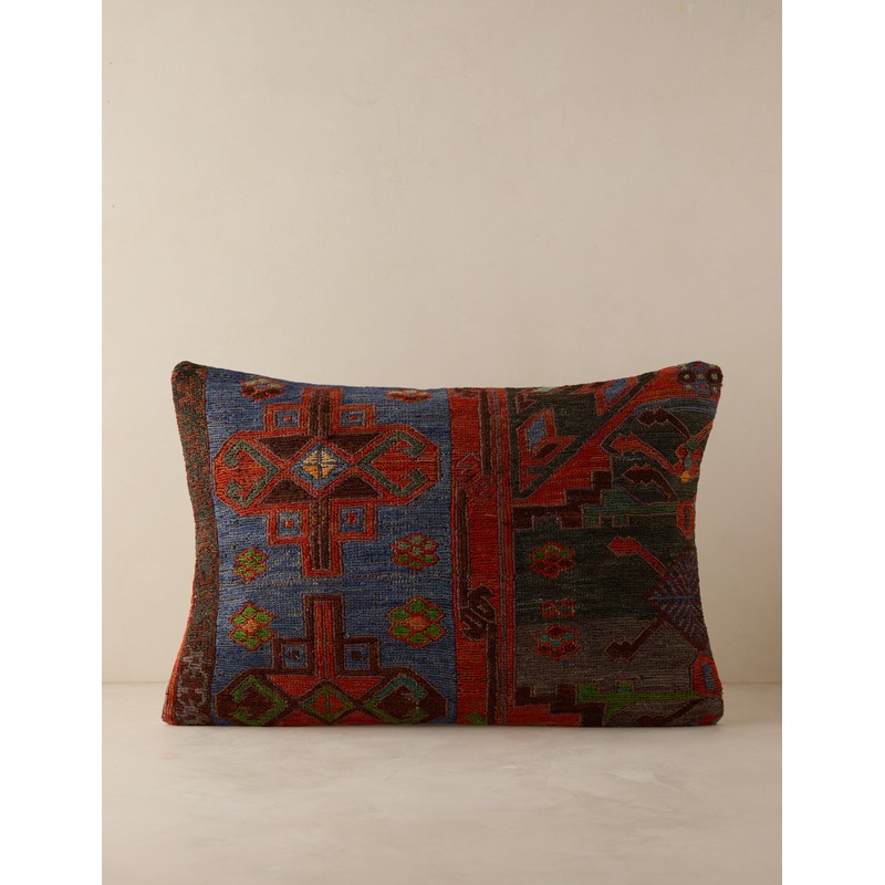 Vintage Lumbar Pillow No. 232, 16″ x 24″