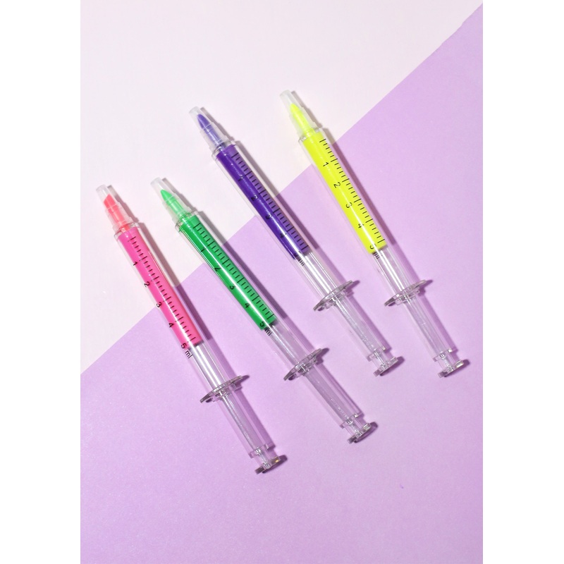 Official Key Items Highlighter – Syringe Pink