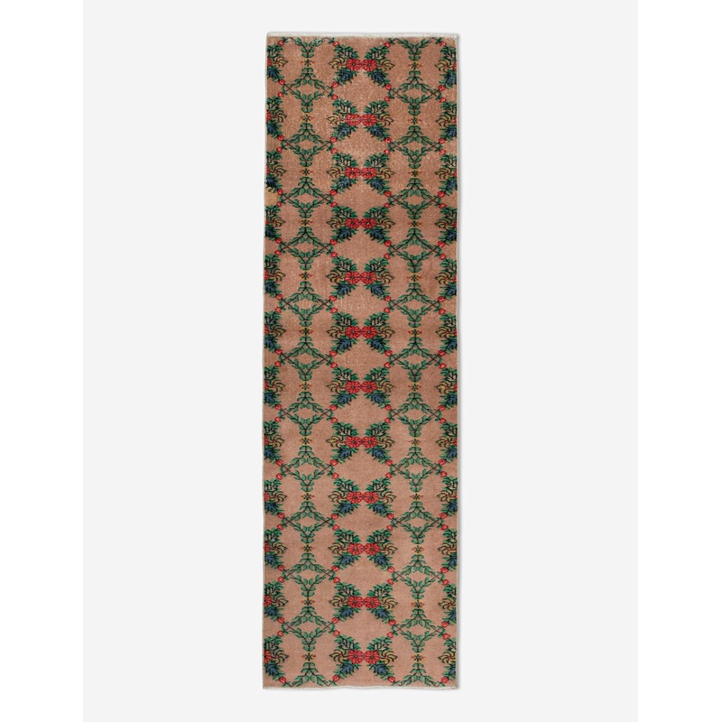 Vintage Turkish Hand-Knotted Wool Runner Rug No. 238, 2’5″ x 8’8″