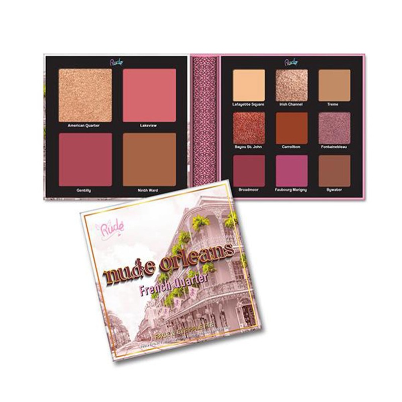 Rude Cosmetics Nude Orleans Face & Eye Palette – Wholesale 4 Units (RC-21048)