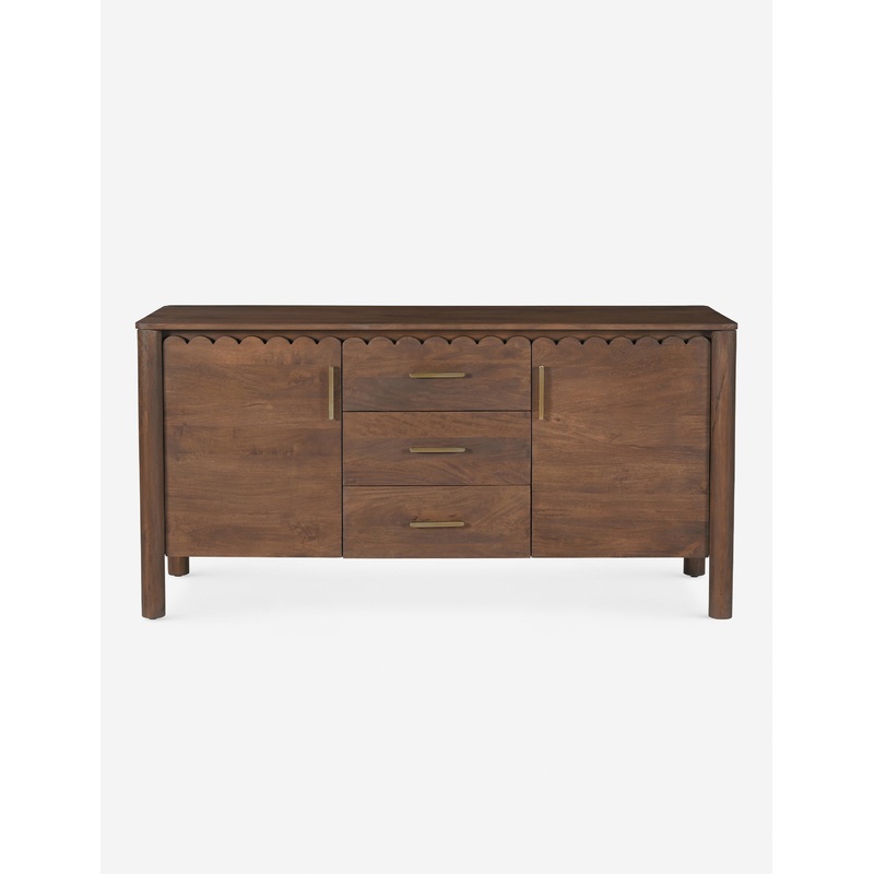 Samantha 3-Drawer Sideboard Brown