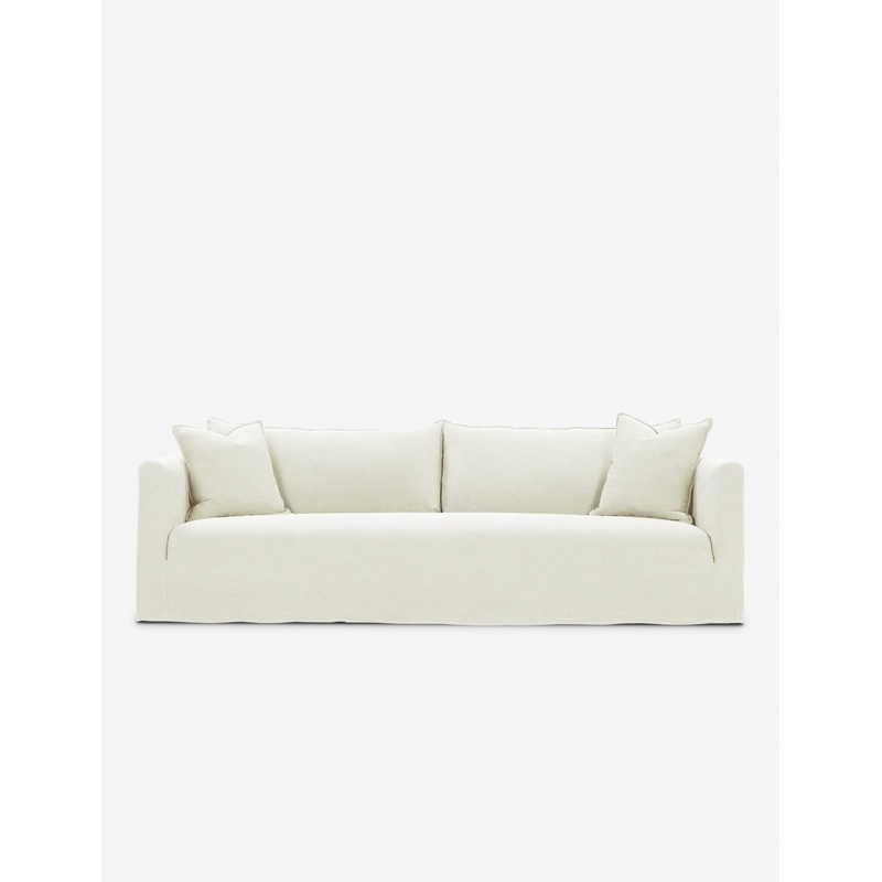 Seton Slipcover Sofa Sage Linen