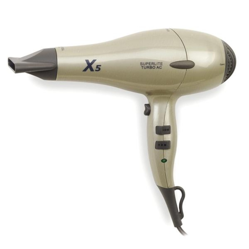 X5 SUPERLITE Turbo AC Nano Tourmaline + Ionic Ceramic Professional Hair Dryer | Model 7014