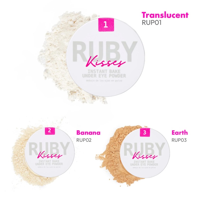 RK Instant Bake Under Eye Powder RUP01 TRANSLUCENT