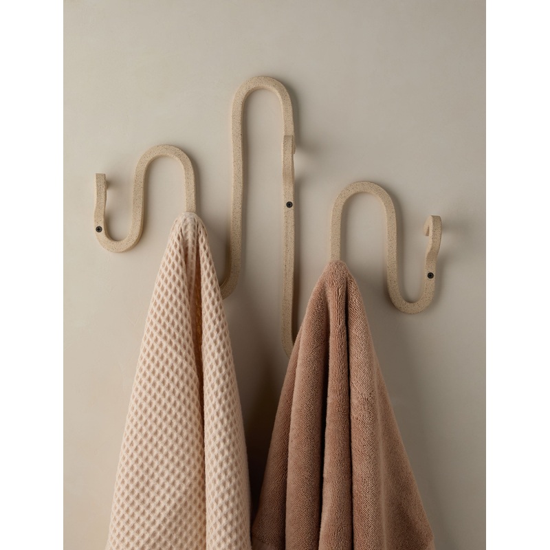 For-Everything Horizontal Coat Rack by SIN Sand Wide