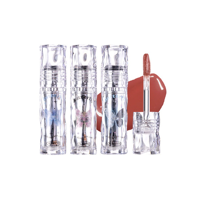 Flortte Mirror Shine Water Lip Lacquer Lip Gloss 2.6g  01 Angel