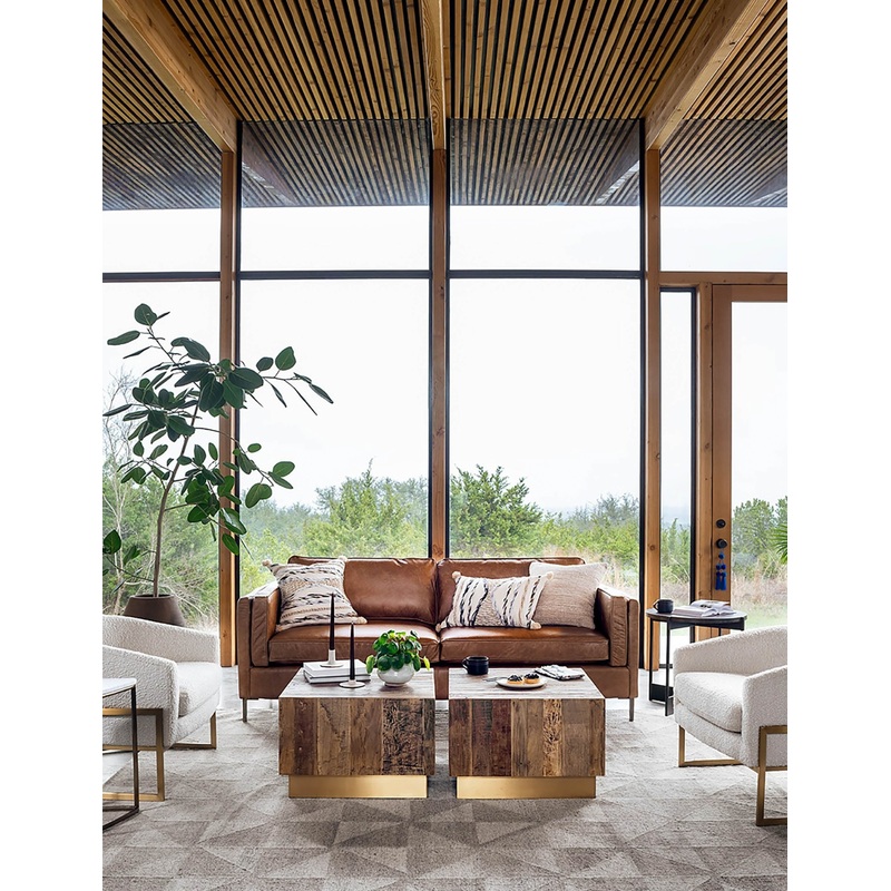 Orielle Leather Sofa