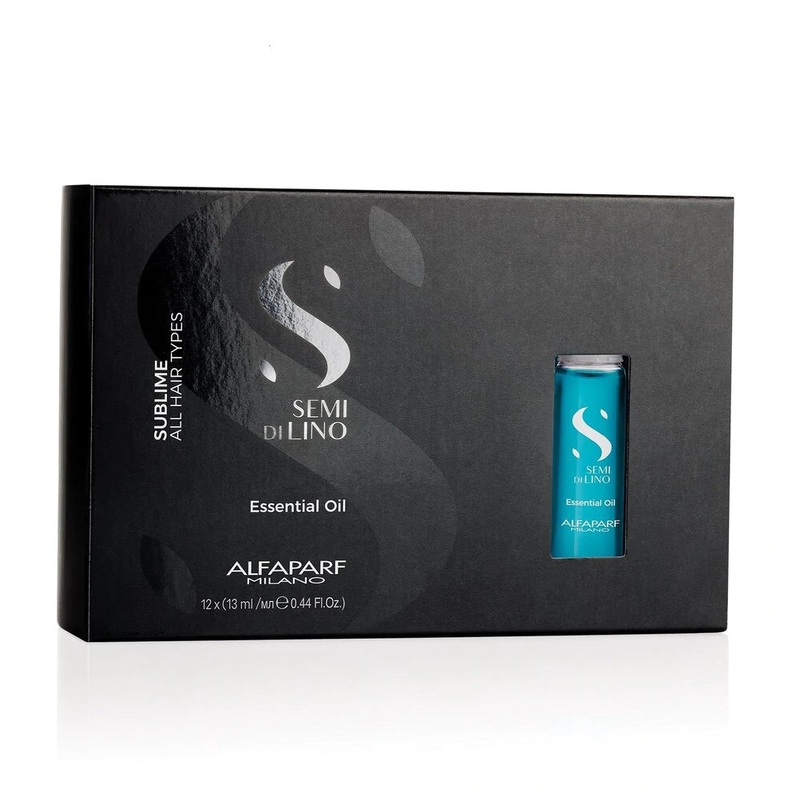 Alfaparf Semi Di Lino Sublime Essential Oil 13 ml / 0.44 oz – Pack Of 12 Vials | For All Hair Types
