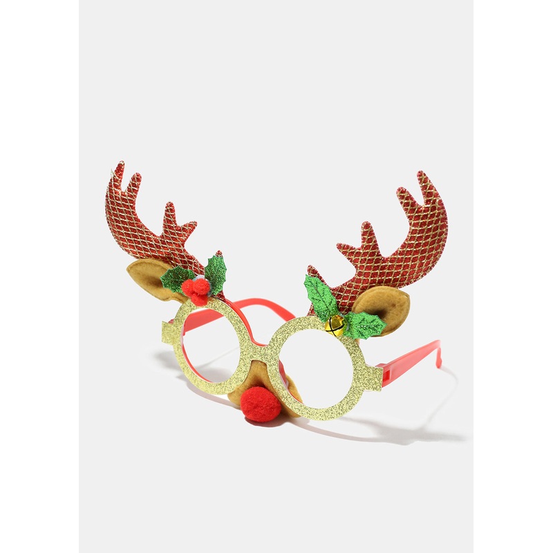 Gold and Red Antler Glasses