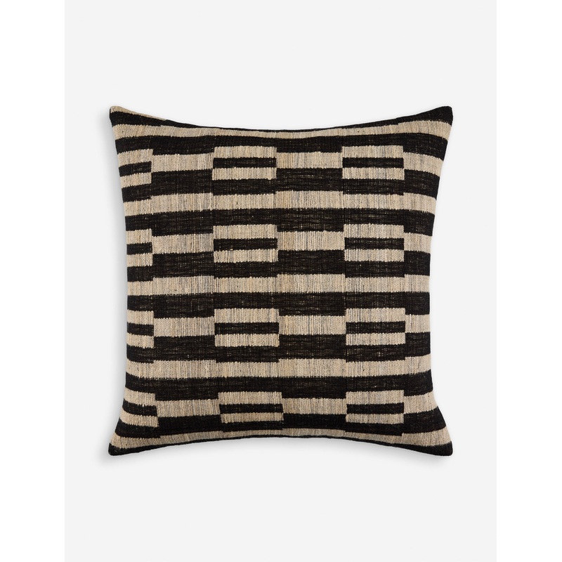 Narin Pillow Charcoal and Ebony 18″ x 18″ Down