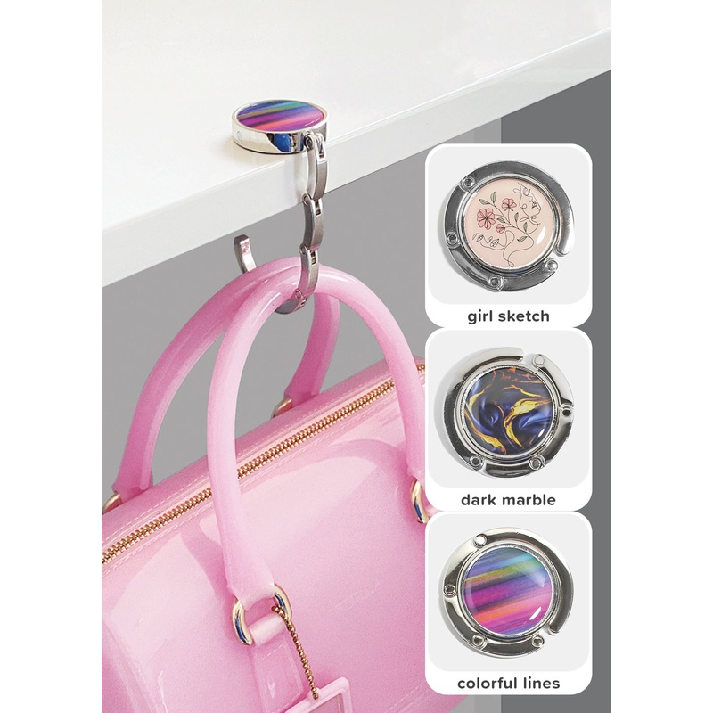Official Key Items A+ Bag Hanging Hooks Girl Sketch